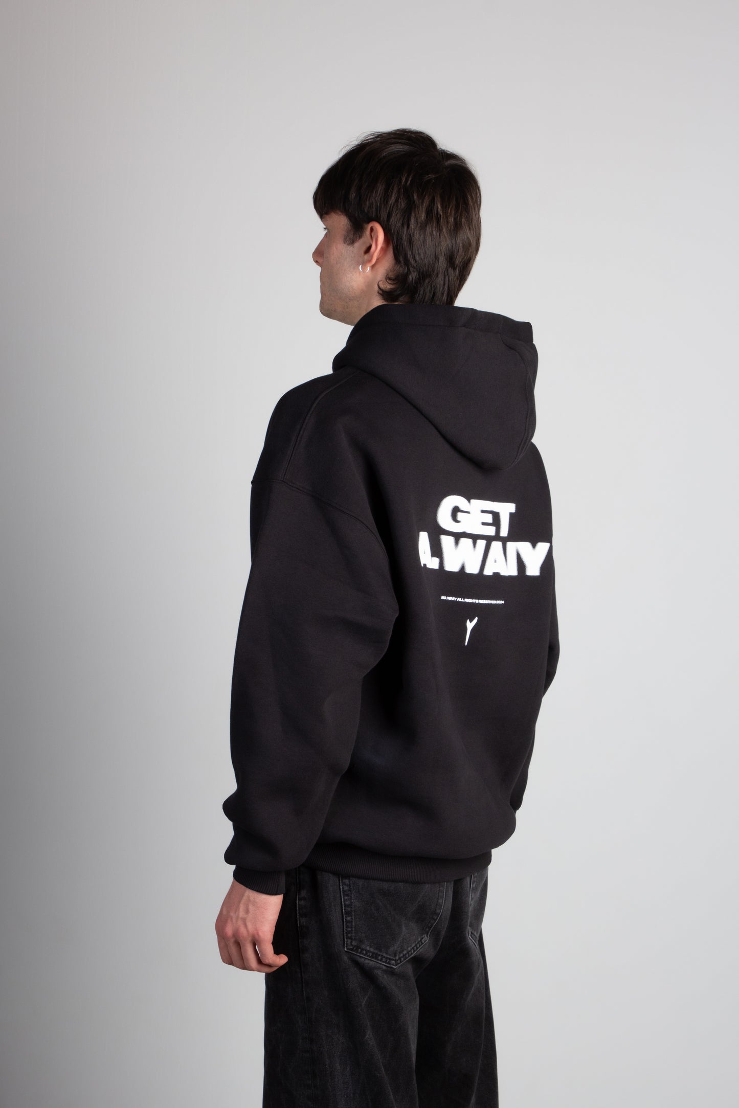oversize hoodie - "get a.waiy"
