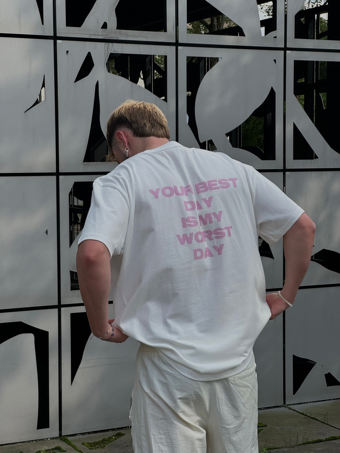 oversize t-shirt "best day"