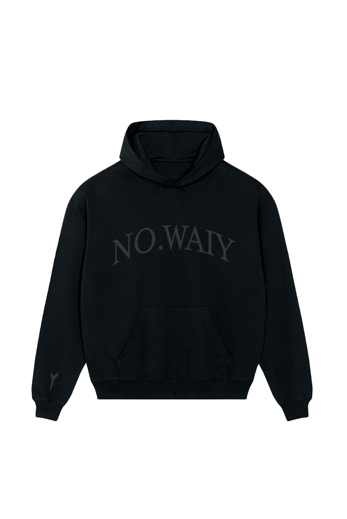 a oversize hoodie - puff print ton in ton