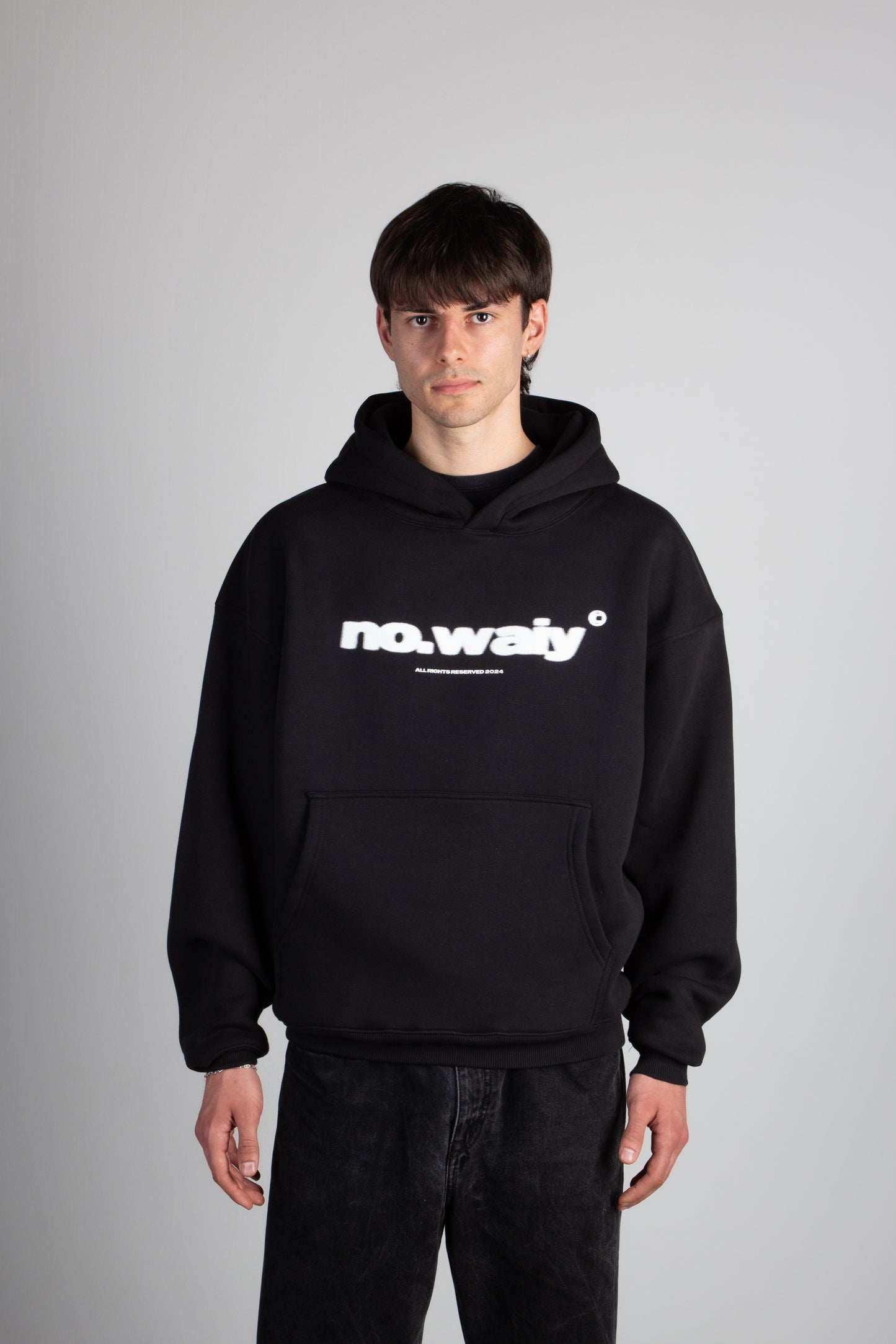 a oversize hoodie - "no.waiy"